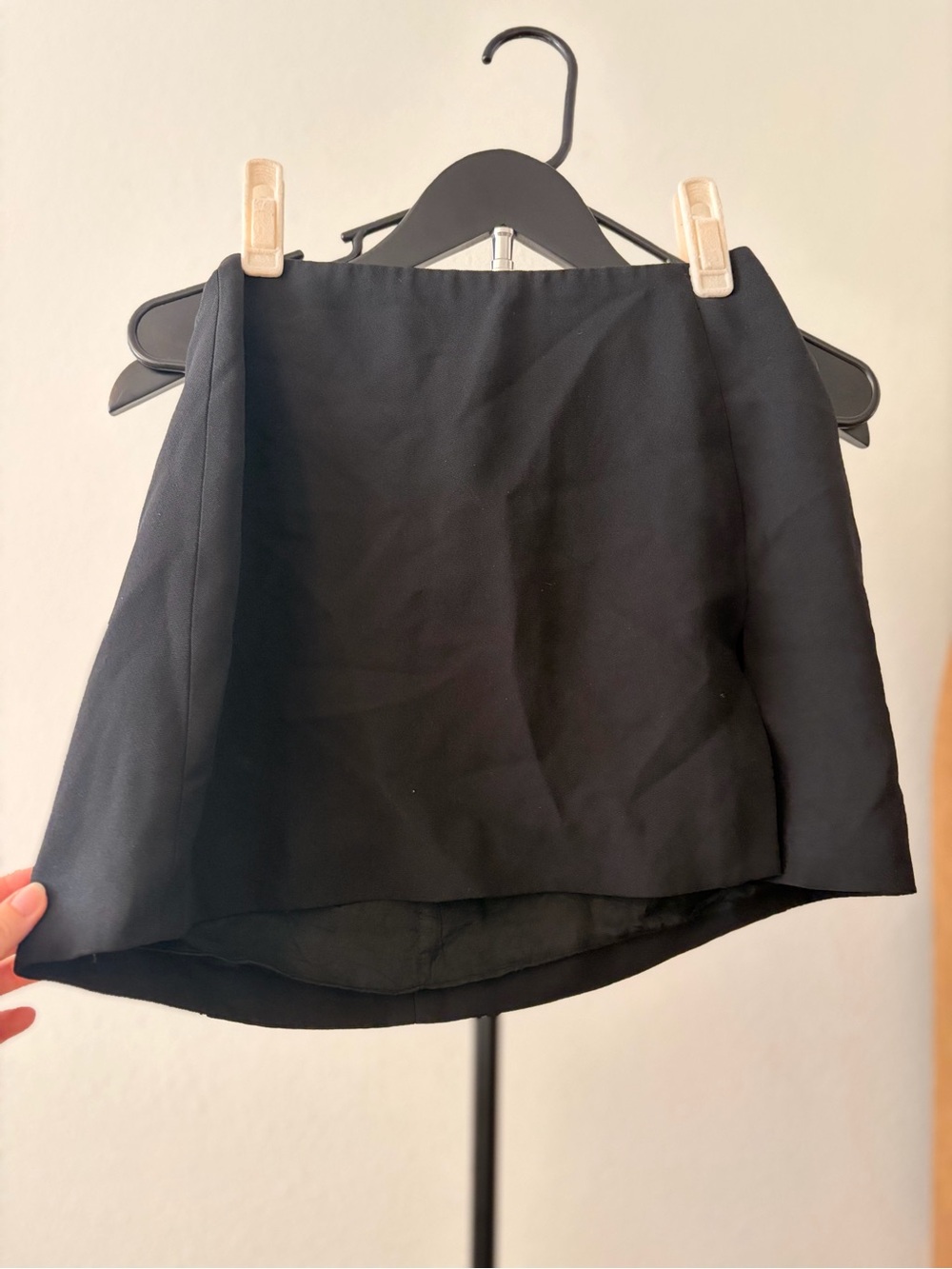 90s Vintage bebe Classic Black Mini Skirt